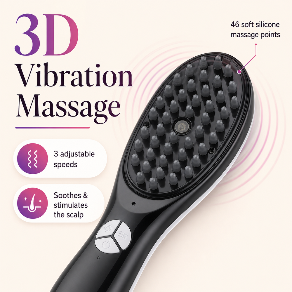 3D vibration massage, 46 touch points