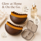 Lymphatic Drainage Contour Face Brush – De-Puffing & Sculpting Facial Massage Brush (2-Pack + Travel Case)