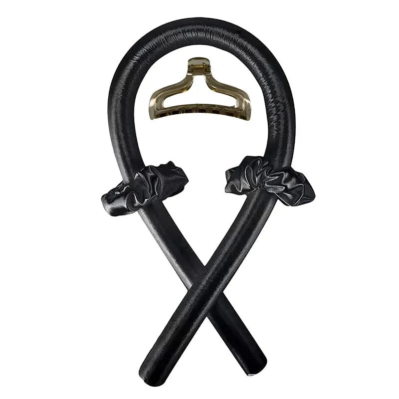 Heatless Curling Rod Headband | No-Heat Silk Hair Curler for Overnight Waves & Curls