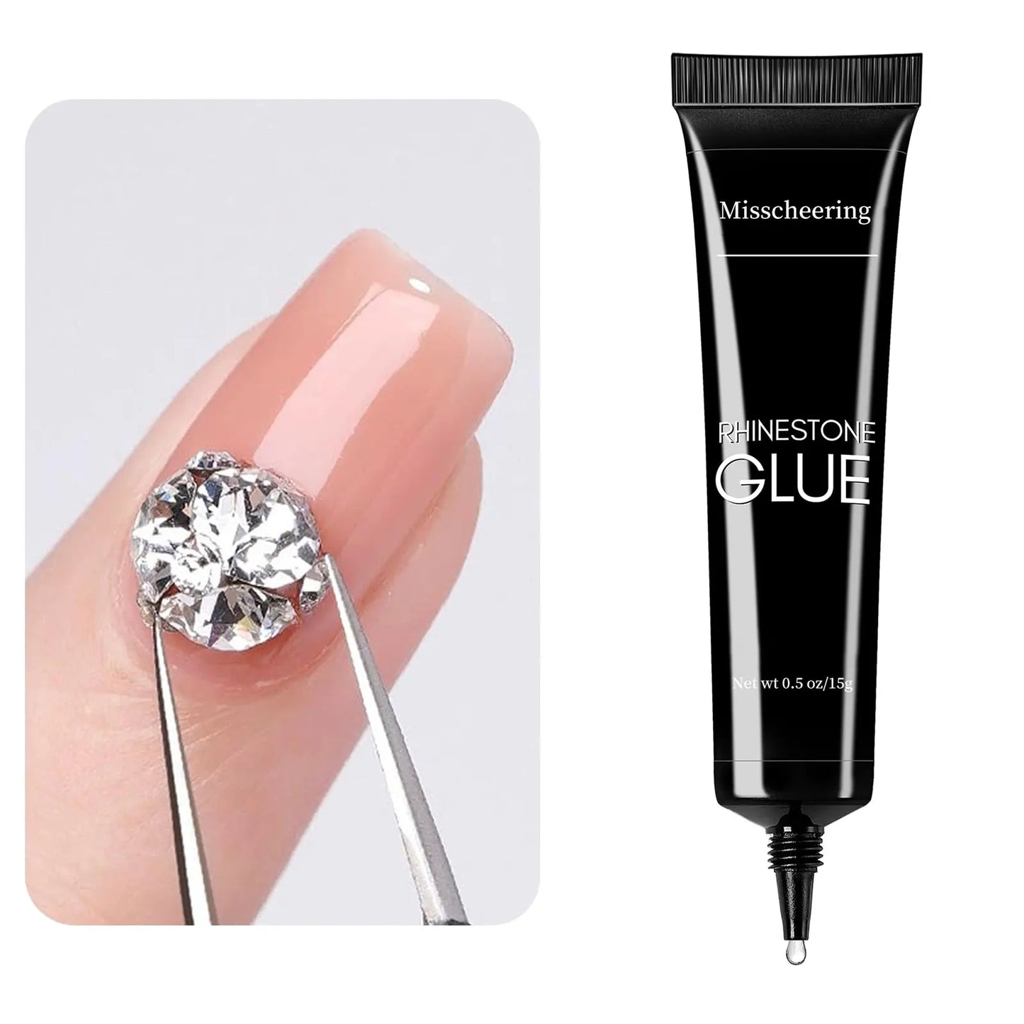 Nail rhinestone glue gel sizes