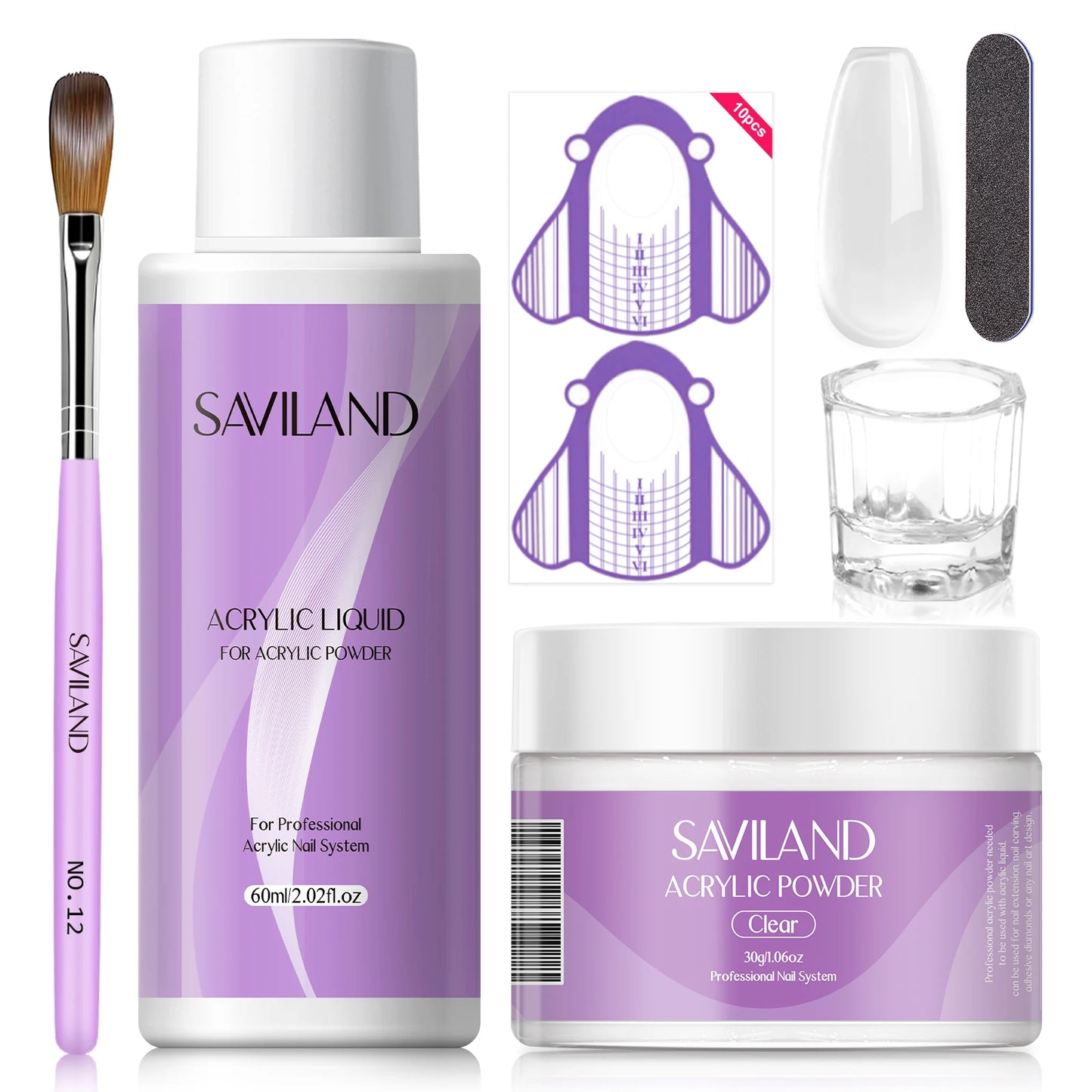SAVILAND acrylic nail kit tools