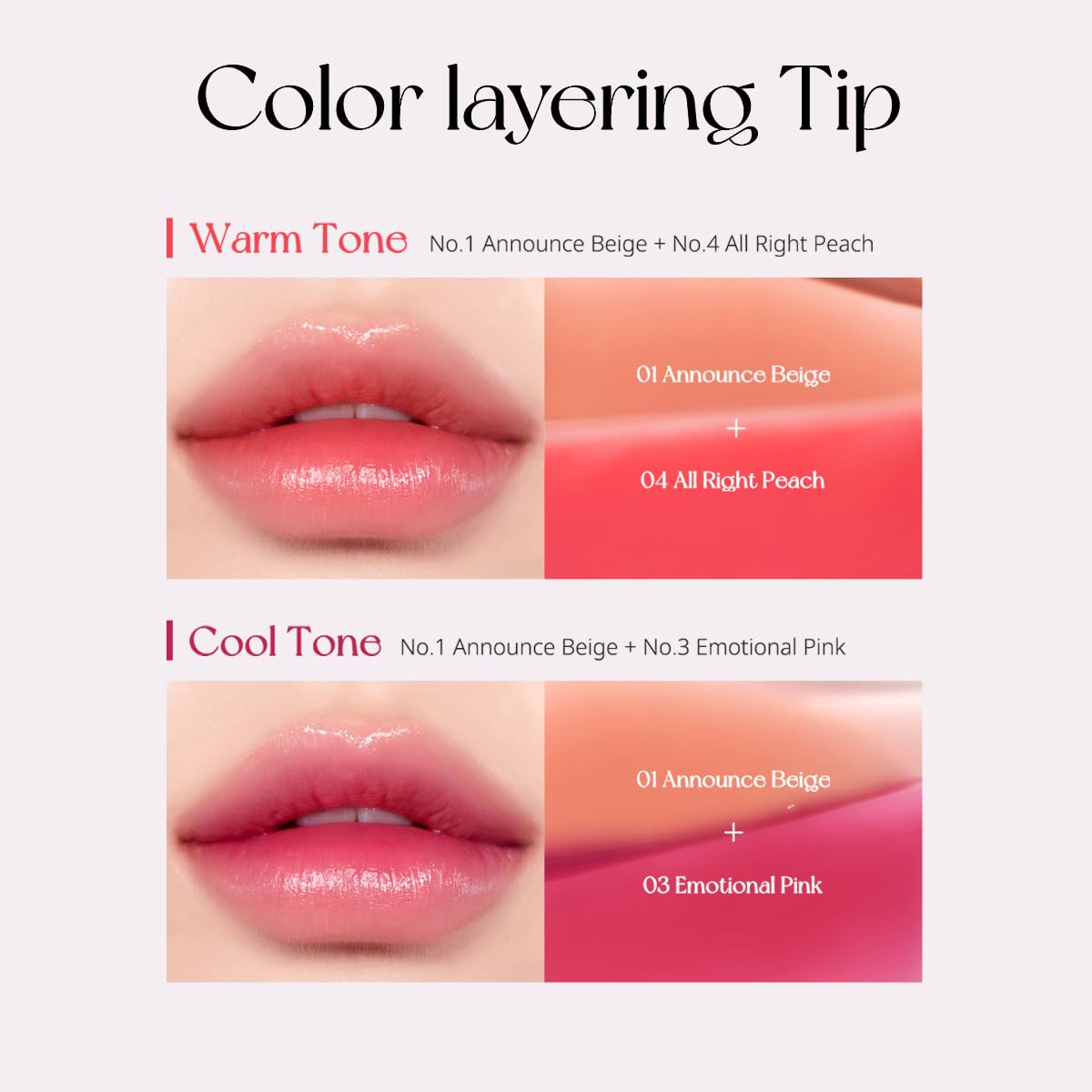 Peripera Water Bare Tint - Lip Tint, Lip Stain, Glowy Tint (005 RED UPDATE)