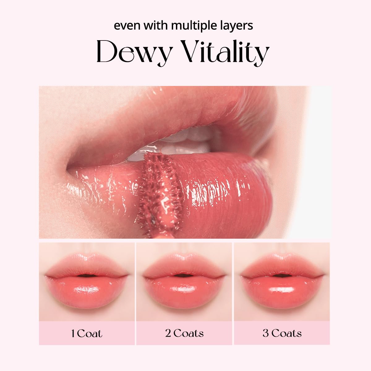 Peripera Water Bare Tint - Lip Tint, Lip Stain, Glowy Tint (005 RED UPDATE)