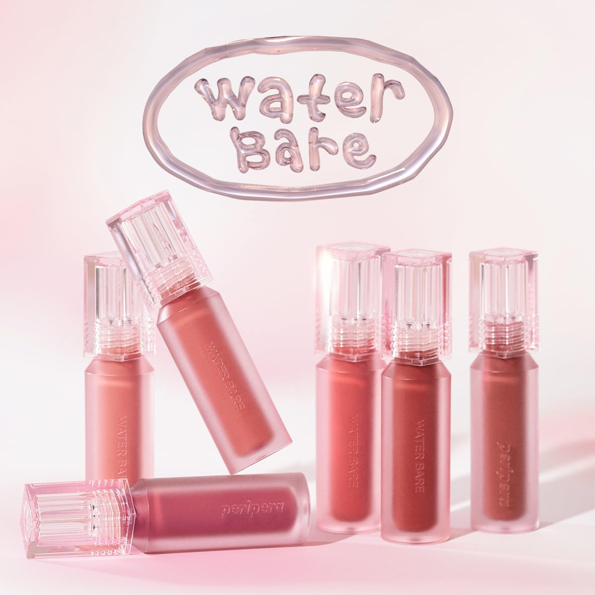 Peripera Water Bare Tint - Lip Tint, Lip Stain, Glowy Tint (005 RED UPDATE)