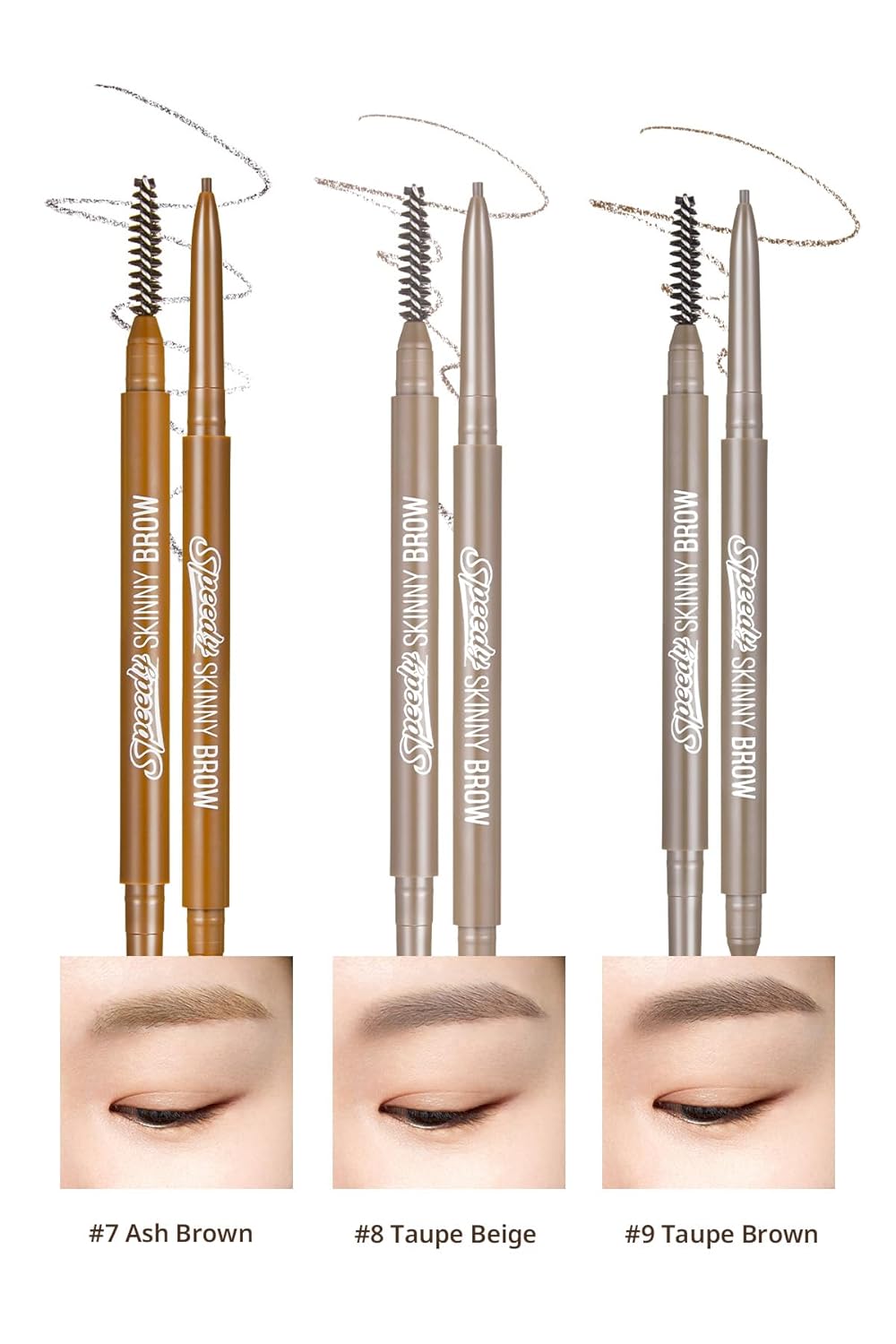 Peripera Speedy Skinny Brow (#01 Gray Brown)