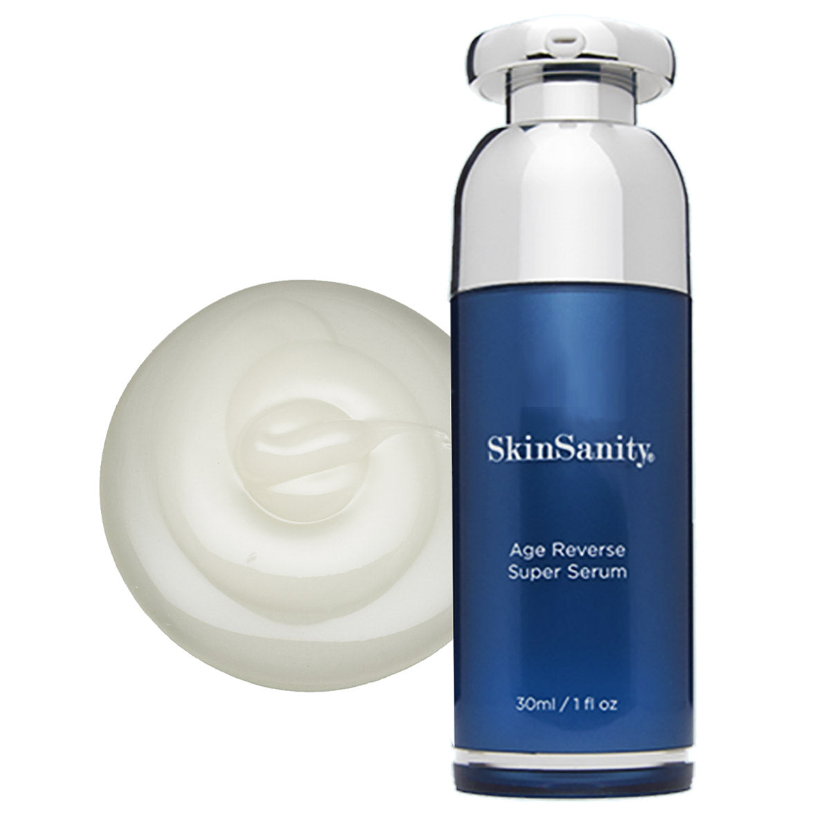 SkinSanity Age Reverse Super Serum | Triple Peptide Anti-Aging Face Serum 1 fl oz