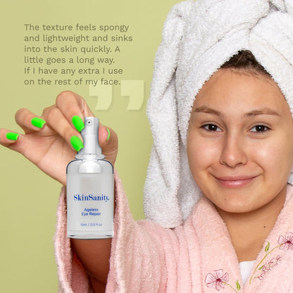SkinSanity Eye Repair Serum – Hyaluronic Acid & Marine Algae Anti-Aging Eye Treatment