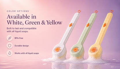 LatherReach bath brush details