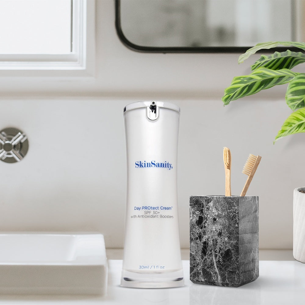 SkinSanity® Day PROtect Cream SPF 30 – Antioxidant Moisturizer & Sunscreen