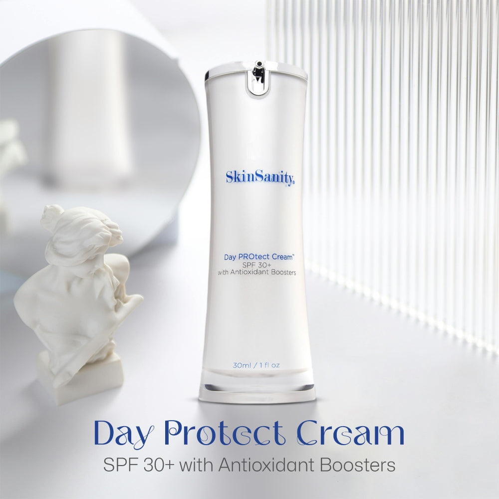 SkinSanity® Day PROtect Cream SPF 30 – Antioxidant Moisturizer & Sunscreen