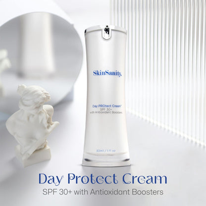SkinSanity® Day PROtect Cream SPF 30 – Antioxidant Moisturizer & Sunscreen