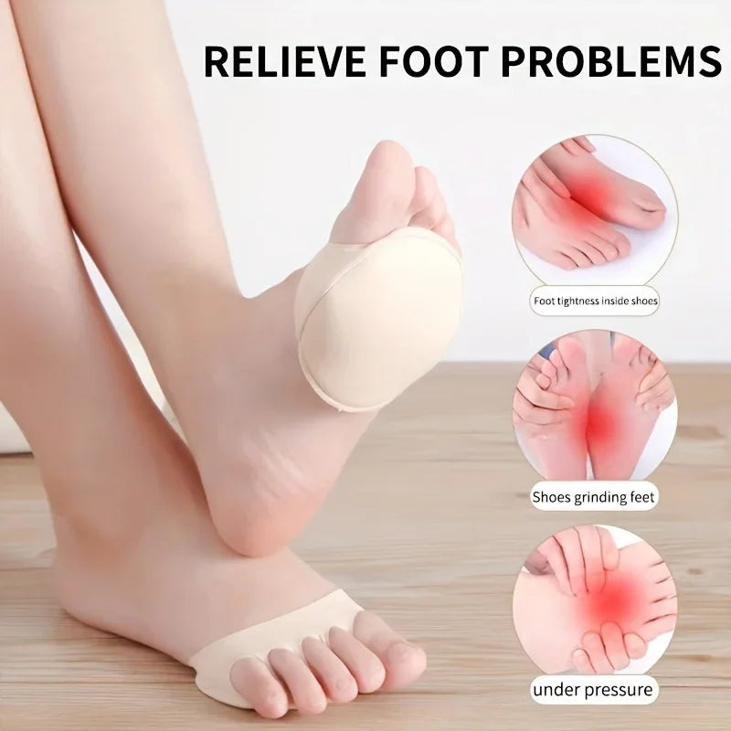 Comfort cushion gel heel pads in shoe