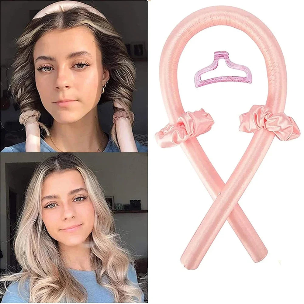 Heatless Silk Curling Rod Headband for Overnight Curls and No Heat Hair Styling3