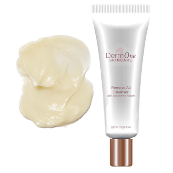 Derm #1 Remove All Cleanser – Organic Honey Cream Face Wash 2.5 fl oz