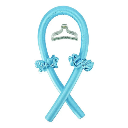 Heatless Curling Rod Headband No Heat Silk Curls Ribbon Hair Rollers