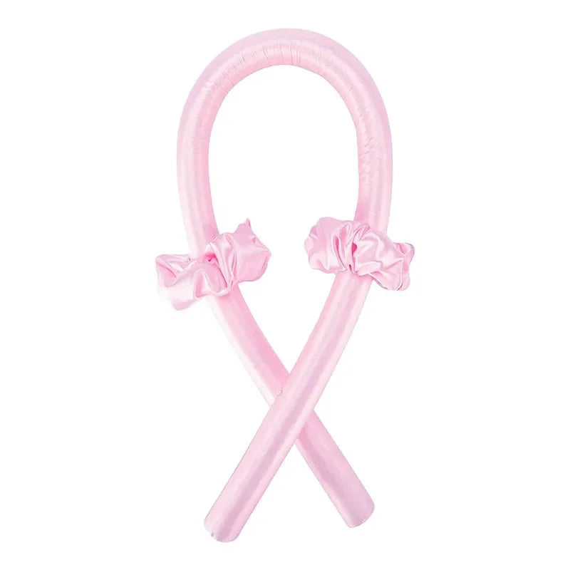 Heatless Curling Rod Headband No Heat Silk Curls Ribbon Hair Rollers