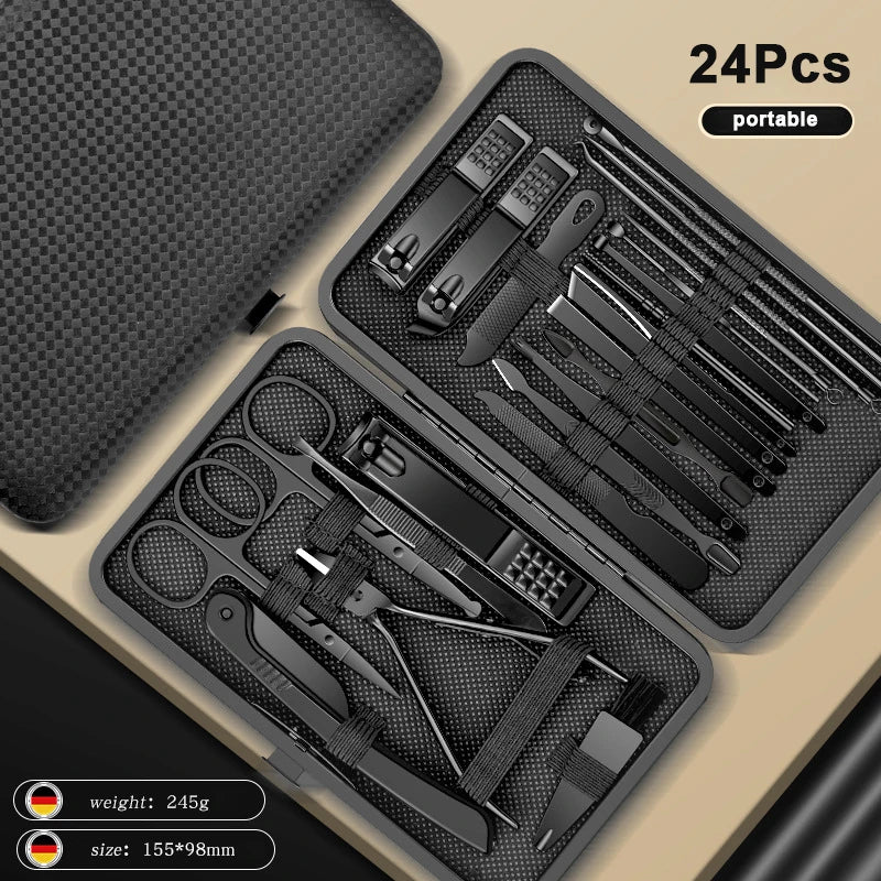 Manicure pedicure set details