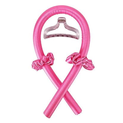 Heatless Curling Rod Headband No Heat Silk Curls Ribbon Hair Rollers