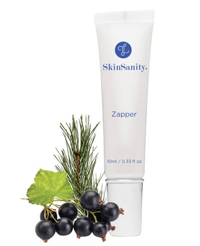 SkinSanity® Zapper – Fast-Acting Blemish & Anti-Spot Serum with Prebiotics | 0.3 fl oz