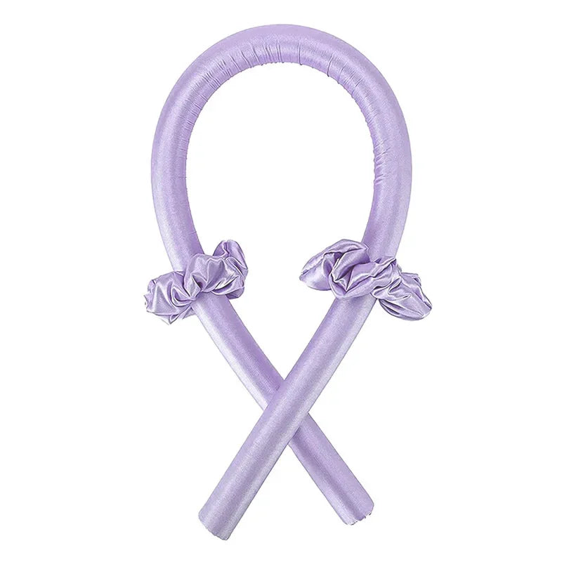 Heatless Curling Rod Headband No Heat Silk Curls Ribbon Hair Rollers