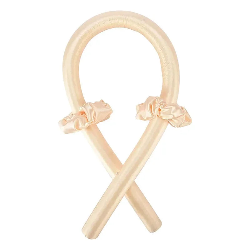 Heatless Curling Rod Headband No Heat Silk Curls Ribbon Hair Rollers