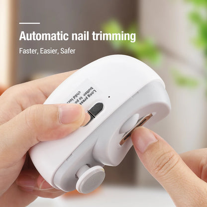 Electric nail trimmer two speeds and LED light