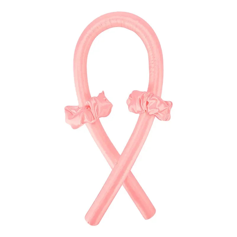 Heatless Curling Rod Headband No Heat Silk Curls Ribbon Hair Rollers