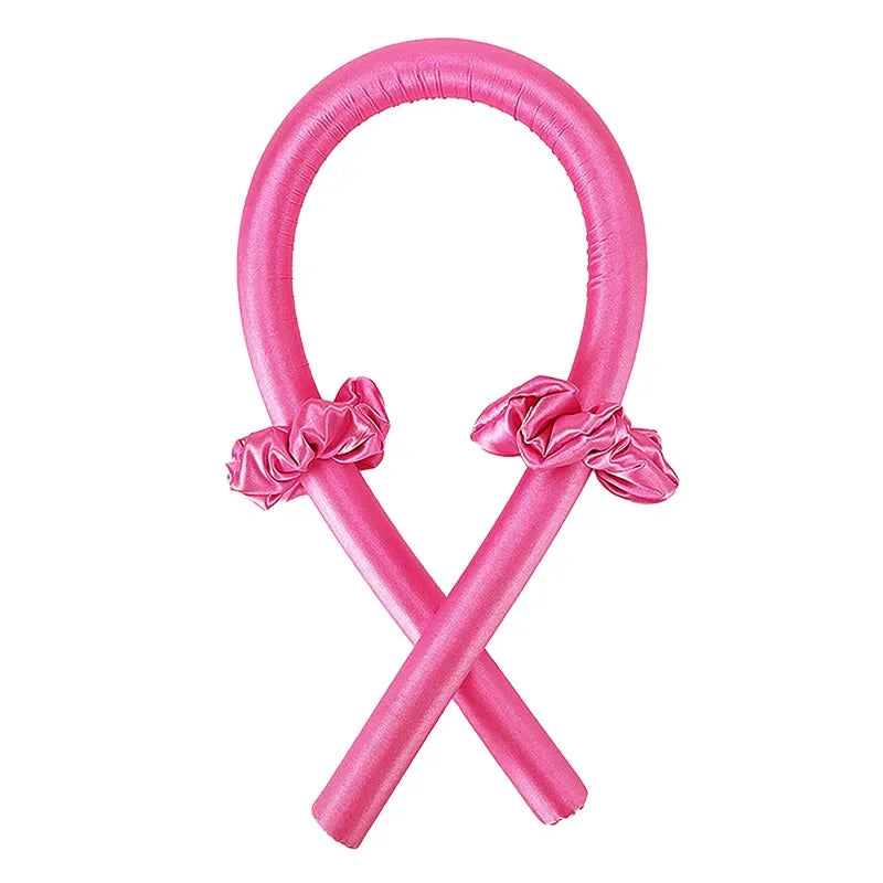 Heatless curling rod headband bounce and shine