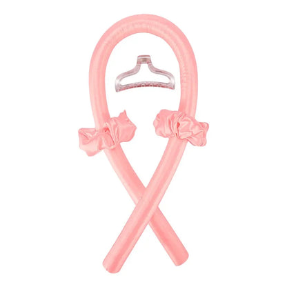 Heatless Curling Rod Headband No Heat Silk Curls Ribbon Hair Rollers