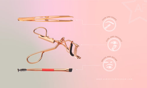 Professional Rose Gold Eyelash Curler Kit