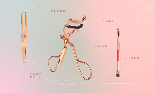 Professional Rose Gold Eyelash Curler Kit