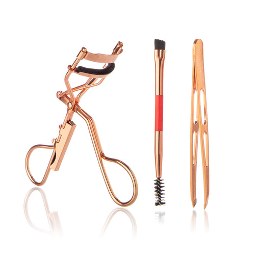 Professional Rose Gold Eyelash Curler Kit
