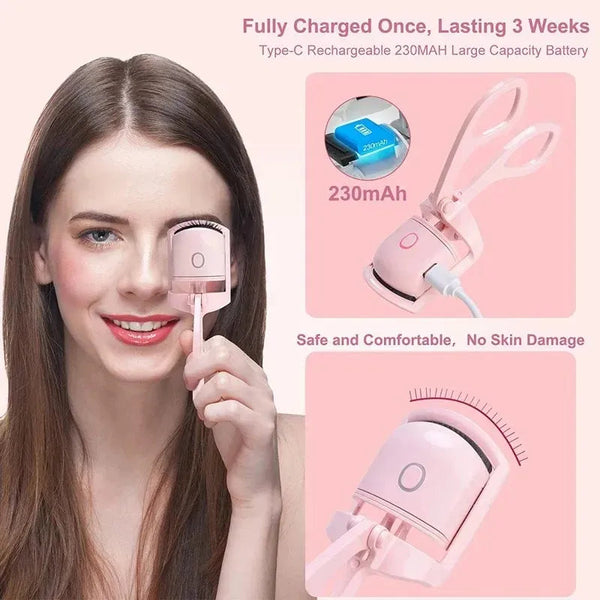 مكواة تجعيد الرموش الكهربائية من LuxCurls