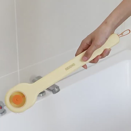 Long Handle Soft Silicone Bath Brush