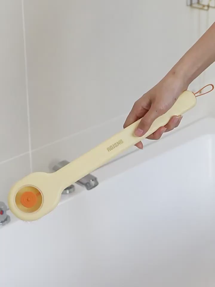 Long Handle Soft Silicone Bath Brush